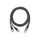 FIRESTIK 18ft x2 RG-59A/U Fire-Flex PL to PL fts K9A