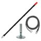 FIRESTIK 2ft Single Roof Mount NGP Kit Complete, Black, FG2DDB