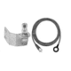 FIRESTIK Adjustable Door Jamb Mount Stainless Steel w/18ft Fire-Ring Coax, Black MK204R