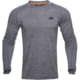 First Lite Wick Long Sleeve Crew - Men's, Heather Grey, Extra Large, 180759