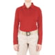 First Tactical Performance Long Sleeve Polo - Womens, Red, Large, 121503-400-L