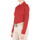 First Tactical Performance Long Sleeve Polo - Womens, Red, 3XL, 121503-400-3XL