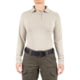 First Tactical Performance Long Sleeve Polo - Womens, Silver Tan, Extra Large, 121503-065-XL
