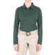 First Tactical Performance Long Sleeve Polo - Womens, Spruce Green, 2XL, 121503-812-XXL