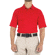 First Tactical Performance Short Sleeve Polo - Mens, Regular, Red, 5XL, 112509-400-5XL-R
