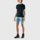 Fjallraven Abisko Wool Short Sleeve - Womens, Dark Navy, Extra Small, F84101-555-XS