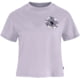 Fjallraven Fjallblomster Logo T-Shirt - Women's, Lavender Mist, Large, F14600213-452FR-L