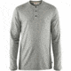 Fjallraven Greenland Re-Cotton Buttoned Long Sleeve - Mens, Grey, Medium, F87213-20-M