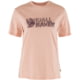 Fjallraven Lush Logo T-Shirt - Women's, Chalk Rose, Extra Small, F14600165-302-XS