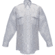 Flying Cross Command Long Sleeve Shirt w/ Zipper &amp; Convertible Sport Collar - Men's, White, 15in Neck, 32/33in Sleeve, 33W78Z001503233