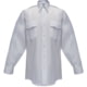 Flying Cross Command Long Sleeve Shirt w/ Zipper &amp; Convertible Sport Collar - Men's, White, 17.5in Neck, 34/35in Sleeve, 33W78Z001753435