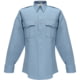 Flying Cross Deluxe Tropical Long Sleeve Shirt w/ Pleated Pockets - Men's, Medium Blue, 19/19.5in Neck, 36/37in Sleeve, 45W66251901953637