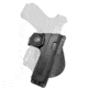 Fobus EM19 Polymer OWB Paddle Holster, Glock 19/19X/23/32/45/Ruger SR9/SR40/S&amp;W SD9VE/Walther P99, Right Hand, Black, EM19