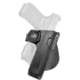 Fobus EM19 Polymer OWB Paddle Holster, Glock 19/19X/23/32/45/Ruger SR9/SR40/S&amp;W SD9VE/Walther P99, Right Hand, Black, EM19