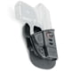 Fobus Injection Molded Polymer OWB Paddle Holster, Kel-Tec P-3AT Gen 2, Ruger LCP, Black, LCPND