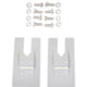 Fortress Marine Anchors FX-16, Mud Palm Set, Pair, FX-16 MUDPALMSET