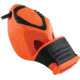 Fox 40 Epik CMG Safety Whistle, Three Chamber Pealess, Black Cushioned Mouth Grip, 115Db Thermoplastic, Orange, 8802-0300