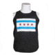 Fox Outdoor City of Chicago Flag Mens Tanks and Tees, Chicago Flag - Black - Tank Top, 3XL, 64-702 XXXL