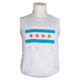 Fox Outdoor City of Chicago Flag Mens Tanks and Tees, Chicago Flag - White - Tank Top, Extra Large, 64-704 XL