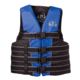 Full Throttle Adult Dual-Sized Nylon Water Sports Vest, Blue/Black, 11220050003014