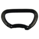 Fusion Vapor Bent Caribiner, Black, FP-8122B-BG
