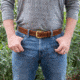 Galco 1 1/2in SB28 Basket Stamped Holster Belt, Tan, 44, SB28-44