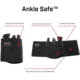 Galco Ankle Safe 3.0 Holster, Smith &amp; Wesson M&amp;P M2.0 4.25in, Ambidextrous, Black - AS3B