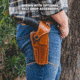Galco Big Iron Belt Holster, Colt Anaconda 6in, Smith &amp; Wesson N Frame M27/28 6in, Smith &amp; Wesson N Frame M29/629 6 1/2in, Smith &amp; Wesson N Frame M29/629 6in, Right, Tan, BI128