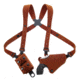 Galco Classic Lite 2.0 Shoulder System Shoulder Size Fits Chest Up To 56" Natural Leather Fits Glock 43, Right Hand, CL2800R
