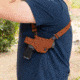 Galco Classic Lite 2.0 Shoulder System Shoulder Size Fits Chest Up To 56" Natural Leather Fits Glock 43, Right Hand, CL2800R