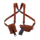 Galco Classic Lite 2.0 Shoulder System Shoulder Size Fits Chest Up To 56in Natural Leather Fits Glock 43, Right Hand, Natural, CL2-800R