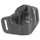 Galco Combat Master Leather Belt Holster, S&amp;W M&amp;P Shield w/TLR6 Light, Concealment, Right Hand, Black, CM852B