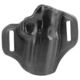 Galco Combat Master Leather Belt Holster, Kimber 1911 4in/Colt 1911 4.25in/Springfield Armory 1911 4in/Smith &amp; Wesson SW1911 Sub-Compact 4.25in, Right Hand, Black, CM266B