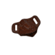 Galco Combat Master Concealment Leather Holster - Right Hand, Tan, Ruger LCR .38 CM300