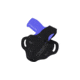 Galco Cop 3 Slot Steerhide OWB Belt Holster, Kahr Arms K40/Kahr Arms K9/Kahr Arms CW9/Kahr Arms P9/Kahr Arms P40/Kahr Arms CW40/Kahr Arms P45/Kahr Arms S9, Left Hand, Plain, Black, CTS291B