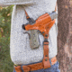 Galco Masterbilt Slabside Perfection Shoulder System Stow-N-Go IWB Holster, Leather, COLT 3 1/2in, Tan, SP212R