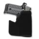 Galco Pocket Pro Leather Holster, Beretta BU9 Nano/Ruger LC9/Kel-Tec P-11/SCCY CPX-2/Glock 43/Kahr Arms PM9/Kahr Arms MK9/Kahr Arms PM40/Kahr Arms MK40, Ambidextrous, Plain, Black, PRO800B