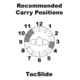 Galco TacSlide Holster For Glock 43 Black Right Hand