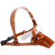 Galco Great Alaskan Shoulder Holster System, Colt SAA 4.75in .357 Magnum/.44 Special/.45 S&amp;W, Ruger Blackhawk .357/.44/.45 4.625in, Ruger Vaquero .357/.44/.45 4.625in, Right, Plain, Tan, GA142