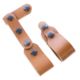 Galco VHS Tie Down Set Leather Holster, Ambidextrous, Tan, VHSTD