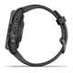 Garmin Fenix 7X ProSapphire Solar Edition Titanium with Fog Gray/Ember Orange Band Watch, 010-02778-14