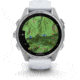 Garmin fenix 8 AMOLED 43mm GPS Watch, Silver with Whitestone Silicone Band, 010-02903-00