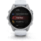 Garmin fenix 8 AMOLED 43mm GPS Watch, Silver with Whitestone Silicone Band, 010-02903-00
