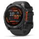 Garmin fenix 8 AMOLED 51mm GPS Watch, Slate Gray with Black Silicone Band, 010-02905-00