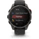 Garmin Fenix 8 Pro Unisex Watches, 47mm Case Diameter, Titanium Bezel, Black/Pebble Gray Silicone Band, 010-03198-00