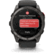 Garmin Fenix 8 Pro Unisex Watches, 51mm Case Diameter, Titanium Bezel, Black/Pebble Gray Silicone Band, 010-03199-00