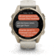 Garmin fenix 8 AMOLED 43mm GPS Watch, Sapphire, Soft Gold with Fog Gray/Dark Sandstone Silicone Band, 010-02903-10