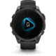 Garmin fenix 8 AMOLED 47mm GPS Watch, Sapphire, Carbon Gray DLC Titanium with Black/Pebble Gray Silicone, 010-02904-20