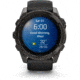 Garmin fenix 8 AMOLED 51mm GPS Watch, Sapphire, Carbon Gray DLC Titanium with Black/Pebble Gray Silicone, 010-02905-20