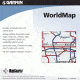Garmin On the Road Maps GPS MapSource WorldMap CD ROM 010-10215-01 w/ Free S&amp;H
